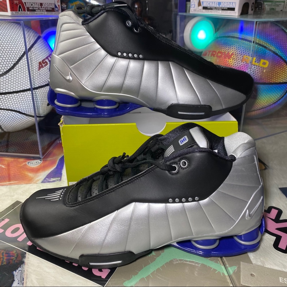 🆕 Nike Vince Carter Shox BB4 'Metallic Silver' - Picture 5 of 10